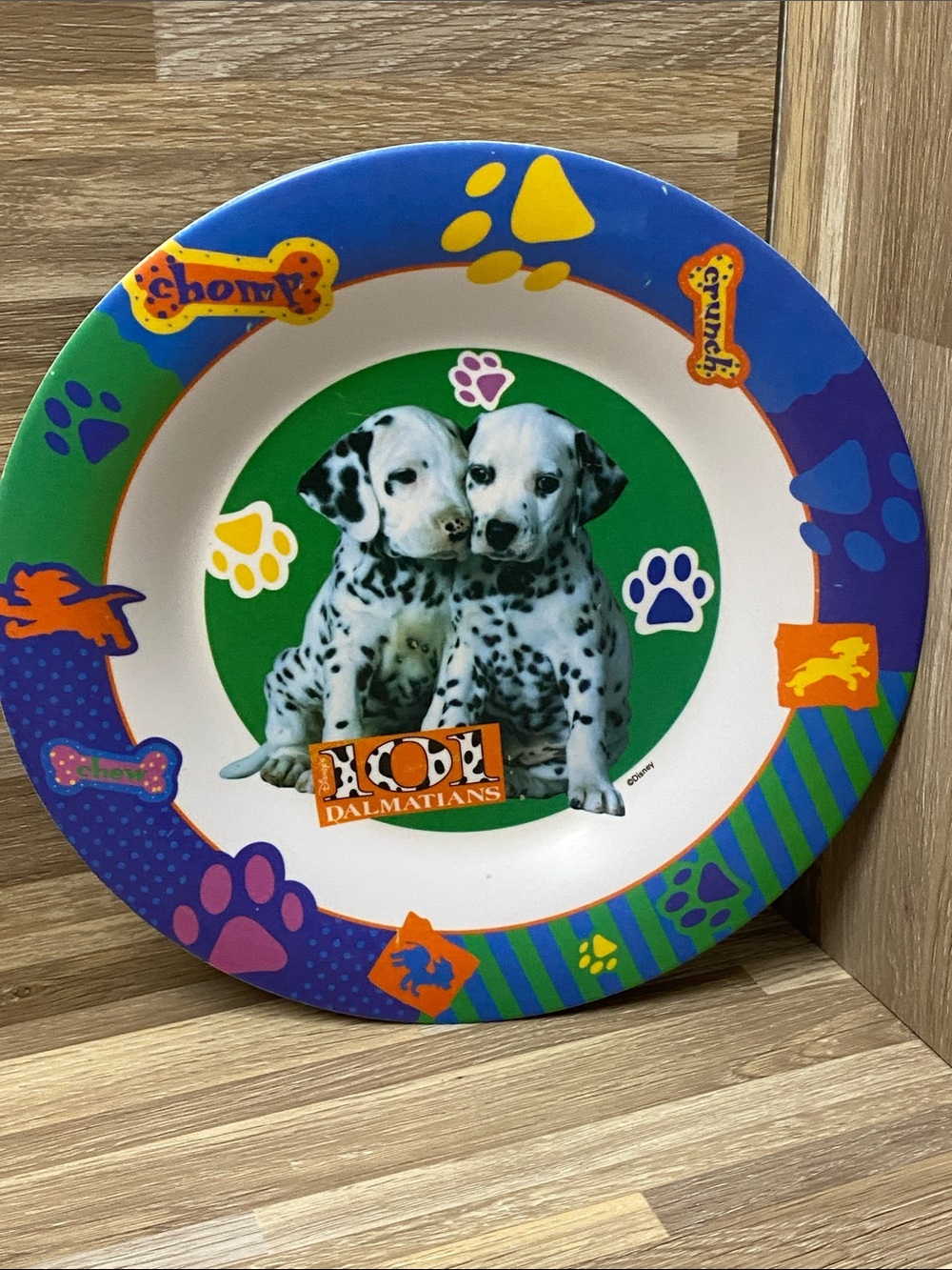 Disney 101 Dalmatians Kids Dog Bowl - Blue, Green, Purple, Orange - Picture 4 of 4